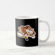 goofy resting tiger coffee mug