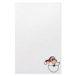 Goofy Santa Head Customized Stationery