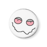 Goofy Smile Round Magnet