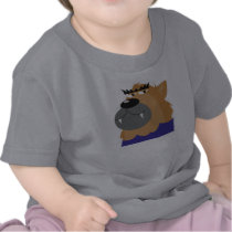 goofy werewolf monster tshirt