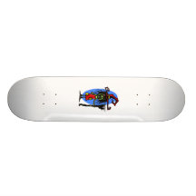 Goofy WItch with Broom Skateboards