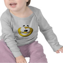 Goofy yellow smiley shirt