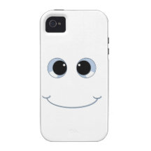 googly eyes smiley face iPhone 4/4S cover
