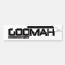 Goomah Magazine Bumper Sticker