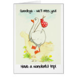 Goose 'Good Trip' Greeting Card