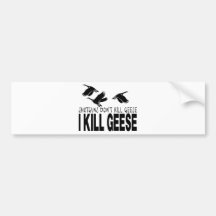 GOOSE HUNTING BUMPER STICKERS