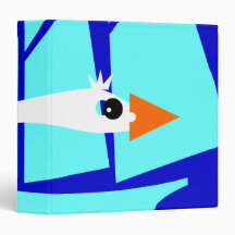 Goose Racing a Boat Designed Binder