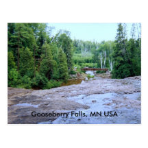 Gooseberry Falls, MN USA Postcard