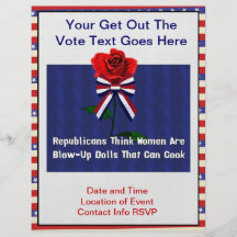 GOP Blow-Up Dolls Flyers