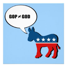 GOP does not equal GOD Custom Invite