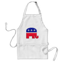 GOP Elephant Logo Apron