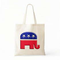 GOP Elephant Logo Canvas Bag