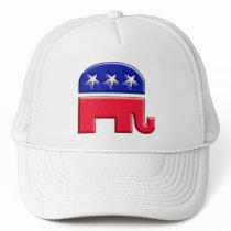 GOP Elephant Logo Trucker Hat