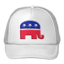 GOP Elephant Logo Trucker Hat