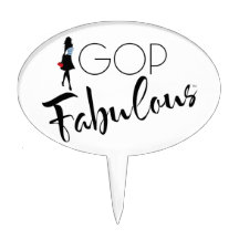 GOP Fabulous Cake Topper (Oval)