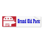 GOP - Grand Old Pork Bumper Stickers