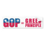 GOP =Greed Over Principle Bumper Sticker