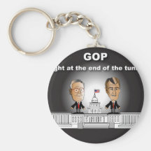 GOP Light at the End of the Tunnel Keychain