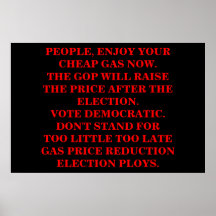 GOP MANIPULATING GAS PRICES PRINT
