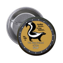 GOP Skunk Pinback Button