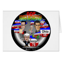 GOP Sober Wednesday Greeting Card