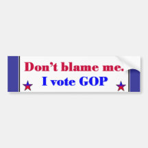 GOP Vote Bumper Stickers