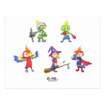 GoParrot Concept Art Postcard