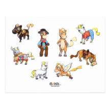 GoPony Concept Art Postcard