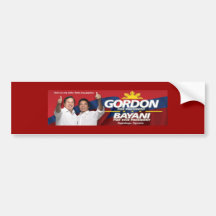 GORDON BAYANI BUMPER STICKERS