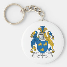 Gordon Family Crest Keychains