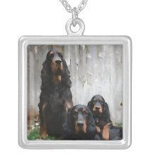 Gordon Setter Generations Necklace