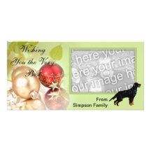 Gordon Setter ~ Green Leaves Design Picture Card