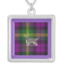 Gordon Setter on Gordon Esselmont Tartan Necklace