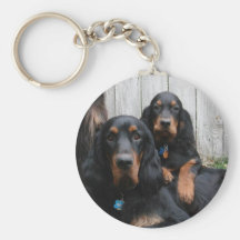 Gordon Setter Pals Keychain