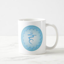 Gorge Chakra - bleu-clair Mugs À Café