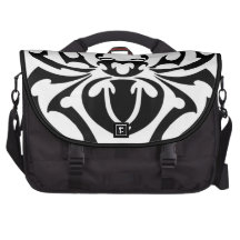 Gorgeous and Tribal Spider Laptop Messenger Bag