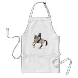 Gorgeous Buckskin Dressage Horse Art aprons