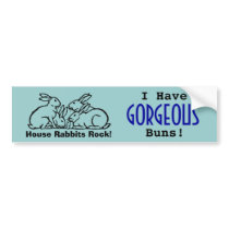 Gorgeous Buns! Bumper Sticker