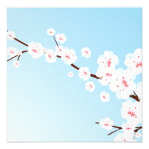 Gorgeous Customizable Pastel Cherry Blossom Personalized Invites