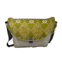 Gorgeous Faux Textured Floral Abstract Damask Bag Commuter Bags