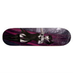 Gorgeous Goth girl cobwebs & curtains Skateboard Decks