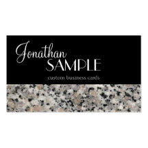 Gorgeous Granite Business Cards