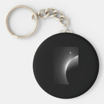 Gorgeous Moon and Venus Image Keychains