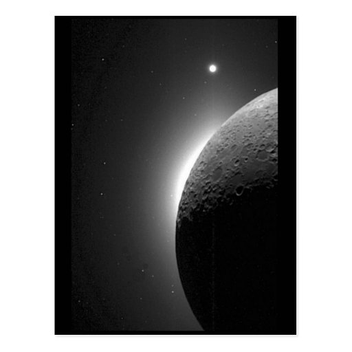 Gorgeous NASA image, the Moon lit by Earth-shine Postcards