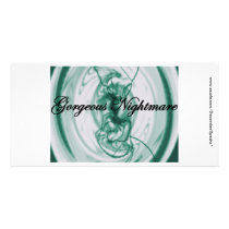 Gorgeous nightmare photo card template