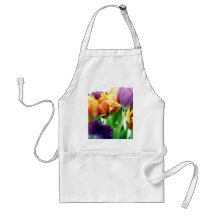 Gorgeous Tulips Bouquet Apron
