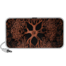 Gorgonocephalidae Orange Mp3 Speakers