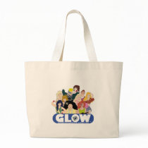 Gorgous Ladies of Wrestling Cartoon Tote Bags