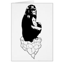 Gorilla Greeting Cards