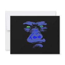 Gorilla in Blue Personalized Announcement